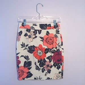 Ann Taylor Sundrenched Floral Pencil Skirt